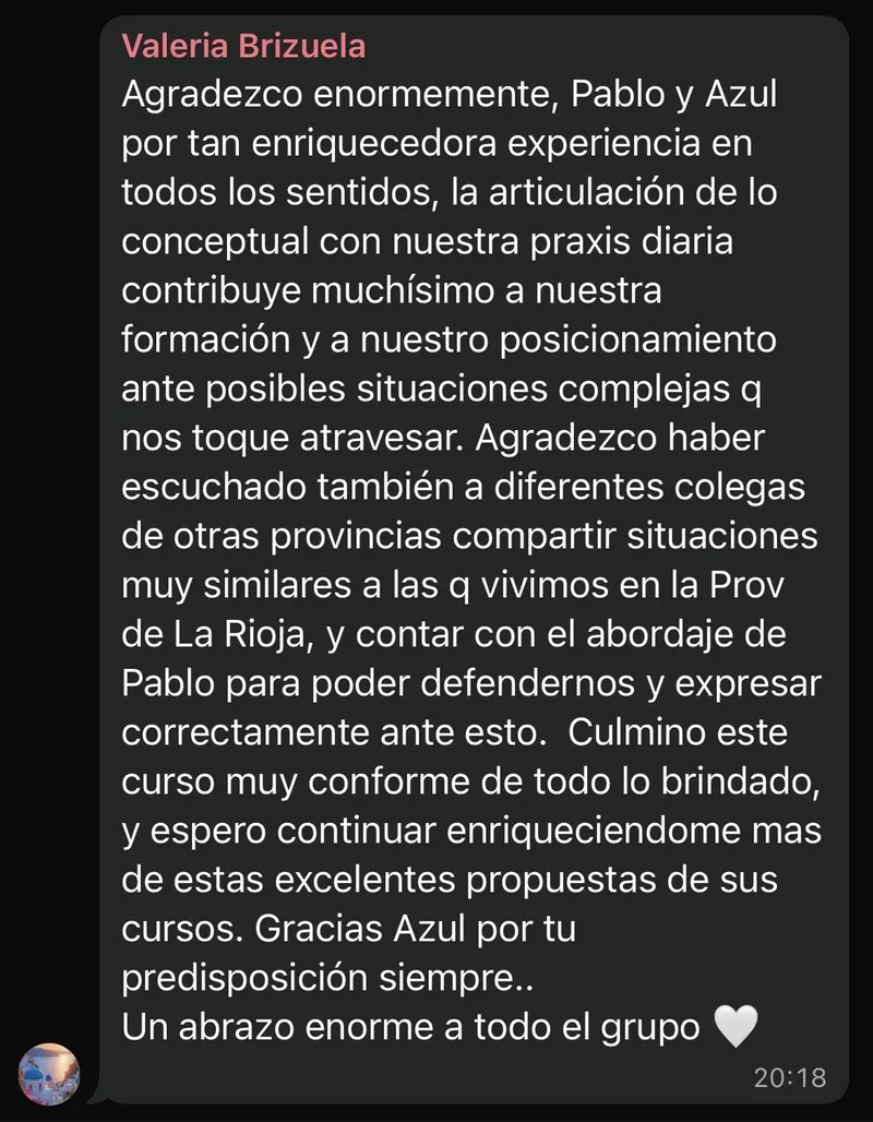 Reseña de un alumno
